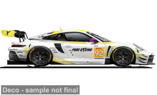 Porsche 911 1/43 Burago Bburago GT3 R Team Manthey #92 1:43 miniature