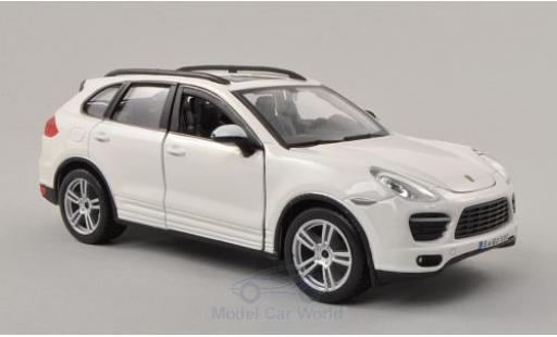 Miniature Porsche Cayenne Turbo 1/24 Burago (92A) Turbo blanche ohne Vitrine Porsche Cayenne Turbo 1/24 Burago (92A) Turbo blanche ohne Vitrine miniature