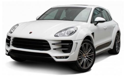 Miniature Porsche Macan 1/24 Burago blanche Porsche Macan 1/24 Burago blanche miniature