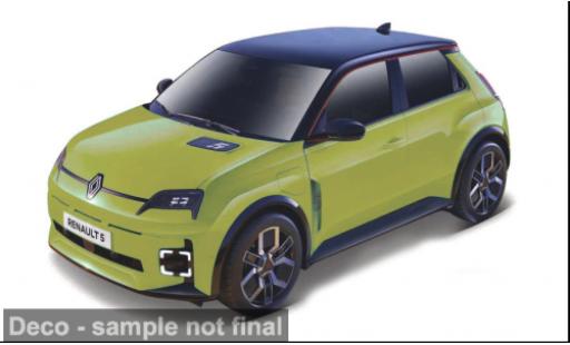 Renault 5 1/43 Burago Bburago E-Tech jaune 1:43 miniature