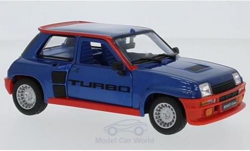 Miniature Renault 5 Turbo 1/24 Burago Turbo metallise bleue 1982 Renault 5 Turbo 1/24 Burago Turbo metallise bleue 1982 miniature