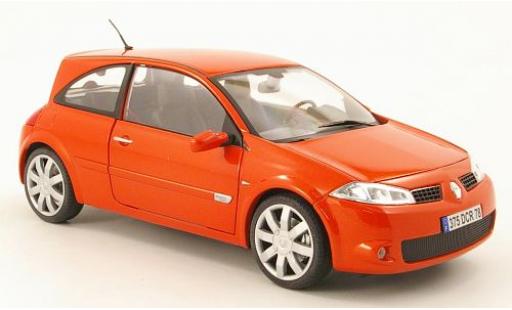 Miniature Renault Megane 1/18 Burago RS metallise rouge sans Vitrine Renault Megane 1/18 Burago RS metallise rouge sans Vitrine miniature