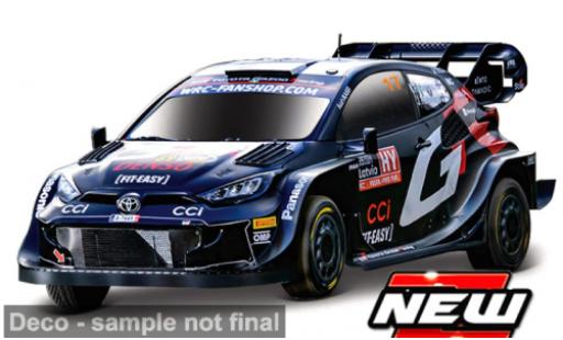 Toyota Yaris 1/43 Burago Bburago GR Rally1 Hybrid 2024 Gazoo Racing #17 1:43 miniature