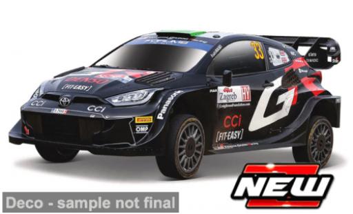 Toyota Yaris 1/43 Burago Bburago GR Rally1 Hybrid 2024 Gazoo Racing #33 1:43 miniature