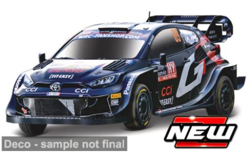 Toyota Yaris 1/43 Burago Bburago GR Rally1 Hybrid 2024 Gazoo Racing #69 1:43 miniature