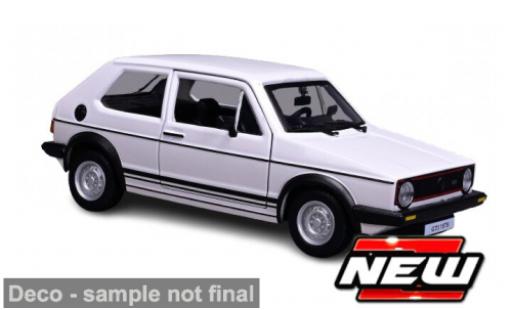 Miniature Volkswagen Golf 1/24 Burago Bburago MK I blanche 1979 1:24 Volkswagen Golf 1/24 Burago Bburago MK I blanche 1979 1:24 miniature