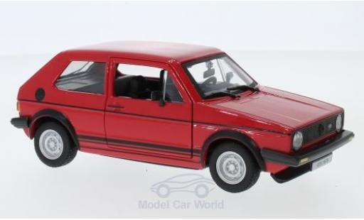 Miniature Volkswagen Golf V 1/24 Burago MKI GTI rouge 1979 Volkswagen Golf V 1/24 Burago MKI GTI rouge 1979 miniature