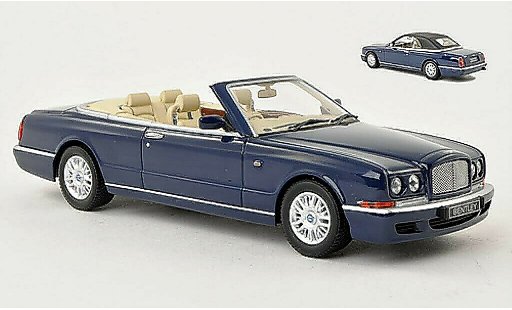 Bentley Azure cabriolet 1/43 Minichamps bleu RHD 1996 miniature