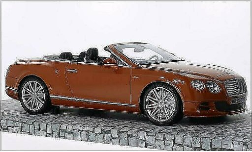 Bentley Continental GT Speed Convertible 1/18 Minichamps Cabriolet metallise orange 2014 miniature