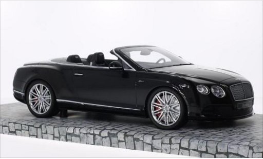 Bentley Continental GT Speed Convertible 1/18 Minichamps Cabriolet noire 2014 miniature