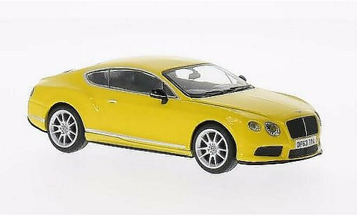 Bentley Continental GT V8 S 1/43 Corgi jaune RHD miniature