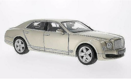Bentley Mulsanne berline 1/18 Rastar beige LHD miniature