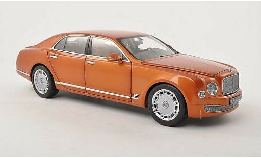 Bentley Mulsanne berline 1/18 Minichamps orange LHD 2010 miniature
