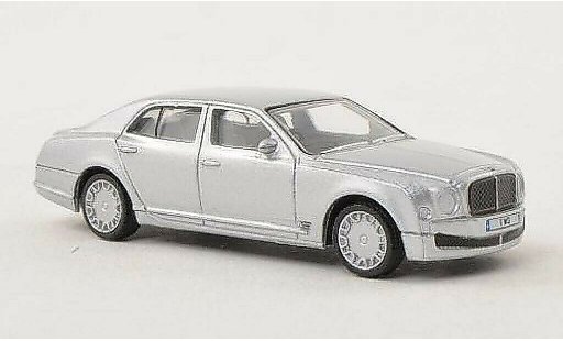 Bentley Mulsanne berline 1/76 Oxford grise-grise miniature