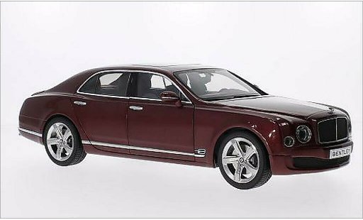 Bentley Mulsanne Speed 1/18 Kyosho metallise rouge 2014 miniature