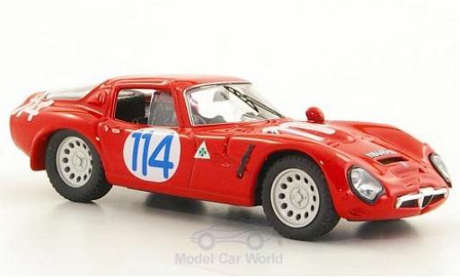 Miniature Alfa Romeo TZ2 1/43 Best TZ 2 No.114 Targa Florio 1966 Alfa Romeo TZ2 1/43 Best TZ 2 No.114 Targa Florio 1966 miniature