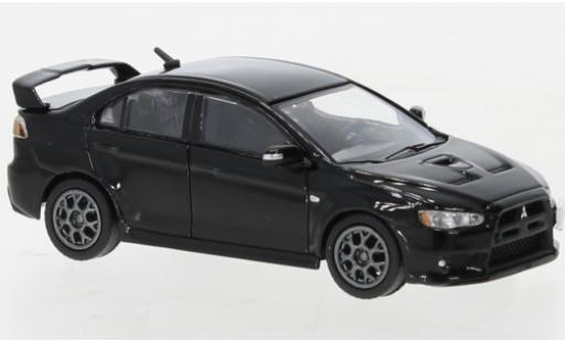Miniature Mitsubishi Lancer 1/64 BM Creations évolution X noire 2007 Mitsubishi Lancer 1/64 BM Creations évolution X noire 2007 miniature