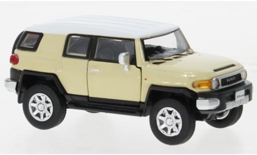 Miniature Toyota FJ Cruiser 1/64 BM Creations beige/blanche 2015 Toyota FJ Cruiser 1/64 BM Creations beige/blanche 2015 miniature