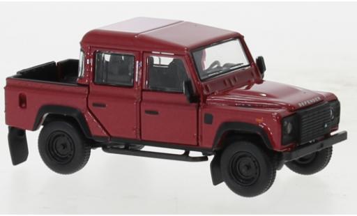 Land Rover Defender 1/64 BM Creations 110 Pick Up metallise rouge 2016 1:64 miniature