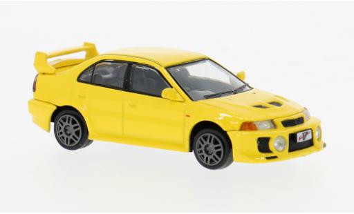 Miniature Mitsubishi Lancer 1/64 BM Creations EVO V jaune 1:64 Mitsubishi Lancer 1/64 BM Creations EVO V jaune 1:64 miniature
