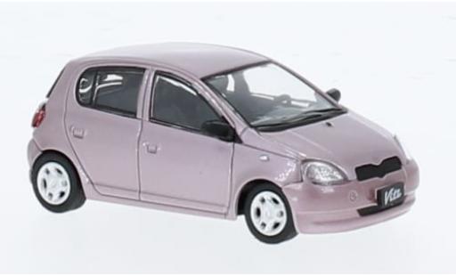 Miniature Toyota Yaris 1/64 BM Creations / Echo / Vitz metallise rose 1998 1:64 Toyota Yaris 1/64 BM Creations / Echo / Vitz metallise rose 1998 1:64 miniature
