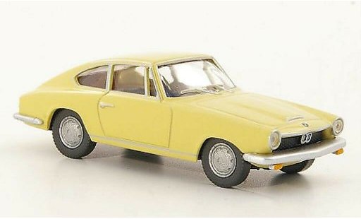 Bmw 1600 GT 1/87 Wiking Coupe beige miniature