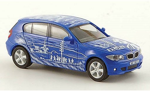 Bmw 114 E87 1/87 Herpa d bleue Bayern-Edition 2005 Schone Maienzeit miniature