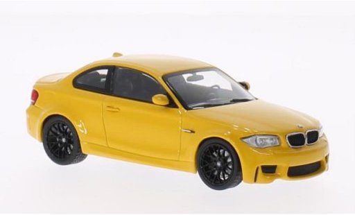 Bmw 1M coupe 1/43 Minichamps jaune 2011 E82 miniature