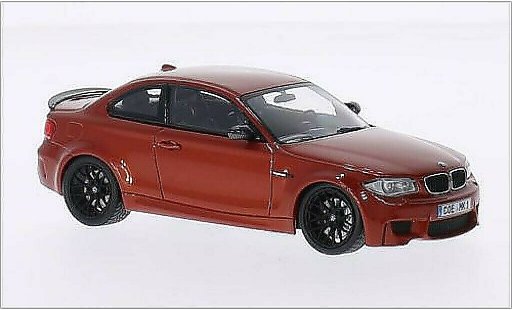 Bmw 1M coupe 1/43 Minichamps E82 metallise orange 2011 miniature