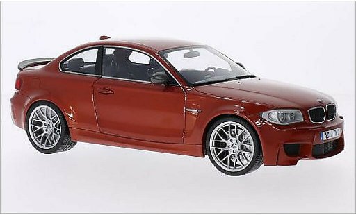 Bmw 1M coupe 1/18 Minichamps metallise orange 2011 E82 miniature