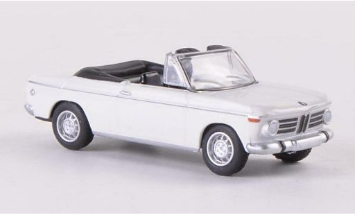 Bmw 2002 cabriolet 1/87 Bub Cabrio blanche miniature