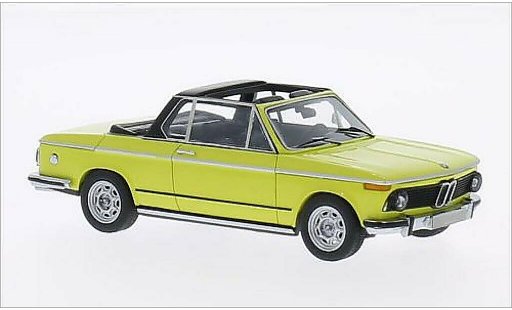 Bmw 2002 Cabriolet Baur 1/43 Neo (E10) jaune miniature