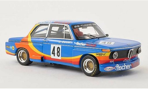 Bmw 2002 tii 1/43 Spark No.48 Fischer Technik DRM Norisring 1976 miniature
