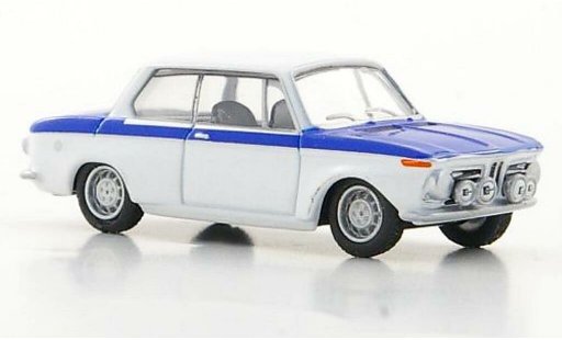 Bmw 2002 berline 1/87 Bub Classic blanche/bleu miniature