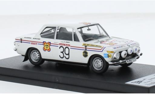 Bmw 2002 1/43 Trofeu Ti Alpenfahrt 1973 #39 G.W.Stroppe/W.Smolej 1:43 miniature
