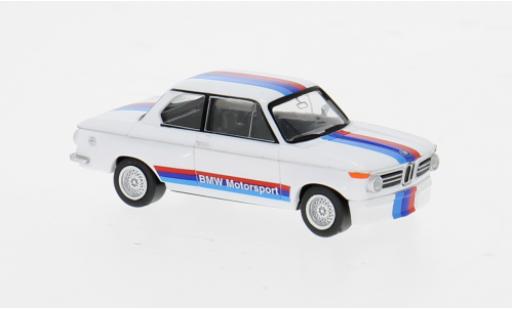 Bmw 2002 1/87 Wiking blanche/bleue 1968 1:87 miniature