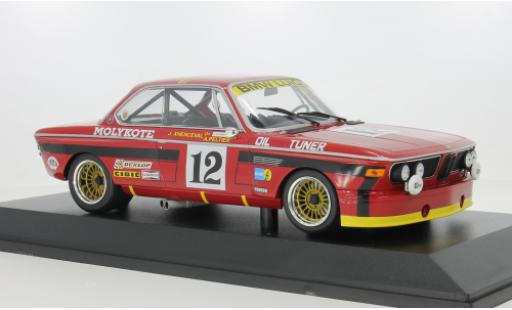 Bmw 3.0 1/18 Minichamps CSL 24h Spa 1974 Luigi #12 A.Peltier/J.Xhenceval 1:18 miniature