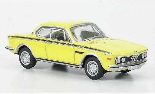 Bmw 3.0 CSL 1/87 Bub Coupe jaune miniature