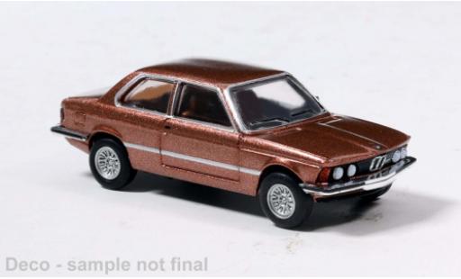Bmw 323 1/87 Brekina i marron 1975 1:87 miniature