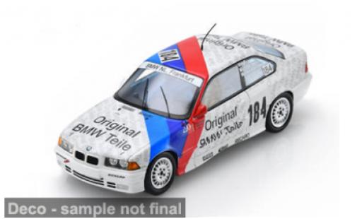 Bmw 325 1/43 Spark i (E36) blanche 24h N&Atilde;&frac14;rburgring 1992 #184 T. Voigt/C. M&Atilde;&frac14;hlberger 1:43 miniature