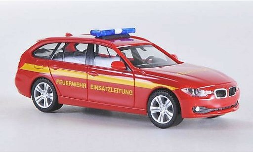 Bmw 330 Touring 1/87 Herpa F31 Pompiers Einsatzleitung 2012 miniature