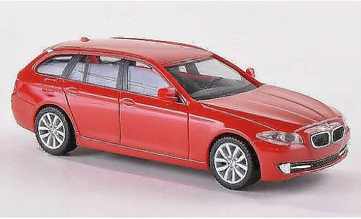 Bmw 530 touring 1/87 Herpa F11 i rouge miniature