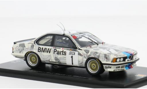 Bmw 635 1/43 Spark CSi 24h Spa 1984 #1 D.Quester/H-J.Stuck 1:43 miniature