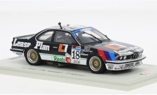 Bmw 635 1/43 Spark CSi 24h Spa 1987 #18 M.Duez/Ph.Verellen 1:43 miniature