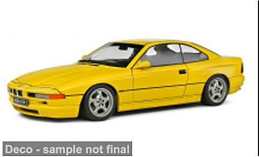 Bmw 850 1/43 Solido CSI (E31) jaune 1990 1:43 miniature