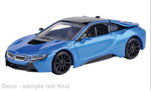 Bmw i8 1/43 Motormax bleue/noire 2018 1:43 miniature