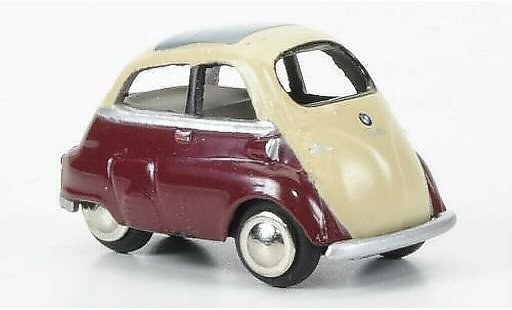 Bmw Isetta Export 1/87 Bub rouge/beige miniature