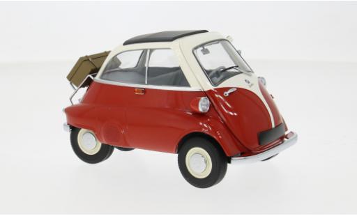 Bmw Isetta 1/18 Minichamps blanche/rouge 1955 1:18
