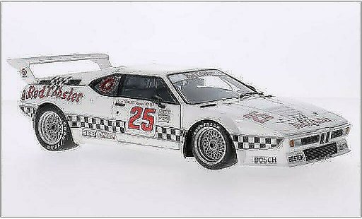 Bmw M1 1981 1/18 Minichamps No.25 rouge Lobster Racing Team rouge Lobster IMSA Riverside /K.Miller miniature