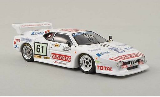 Bmw M1 1982 1/43 Spark No.61 24h Le Mans /F.Gasparetti miniature